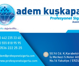 Adem Kuşkapan Profesyonel Si̇gorta Acentesi̇